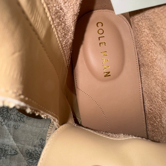 Cole Haan Women's 11 Camea Lug Sole Combat Boots Water resistant Suede. NWT - Picture 9 of 10